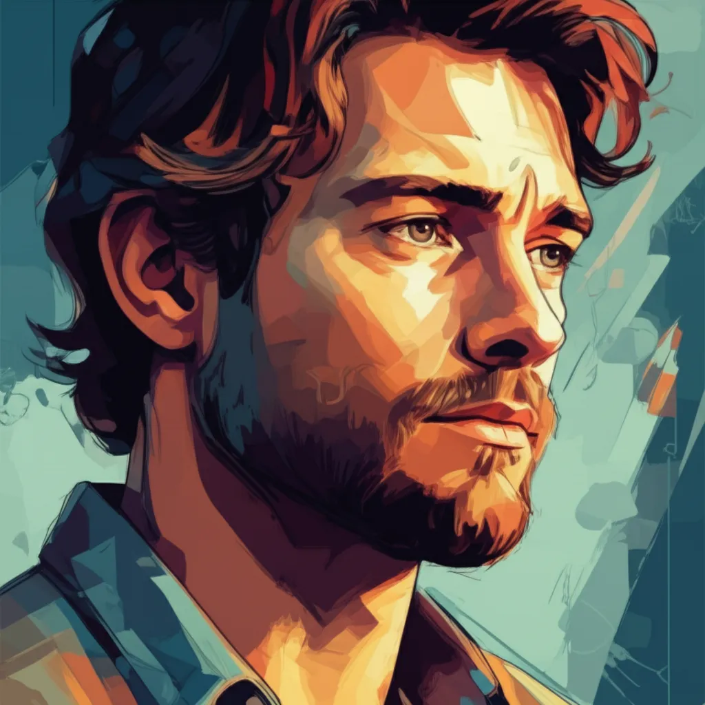 Artistic portrait of Sam Worthington