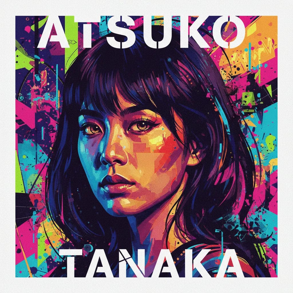 Artistic portrait of Atsuko Tanaka