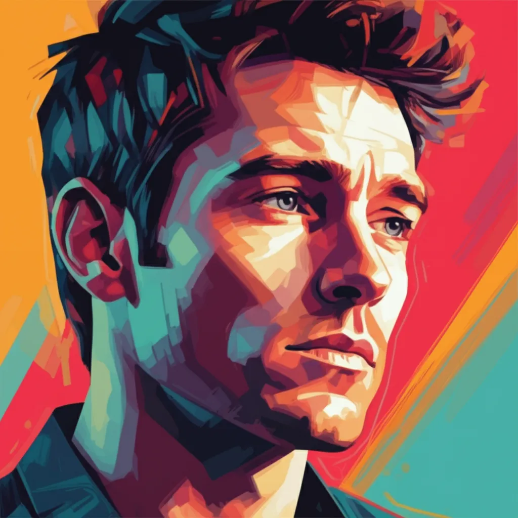 Artistic portrait of Max Ryan