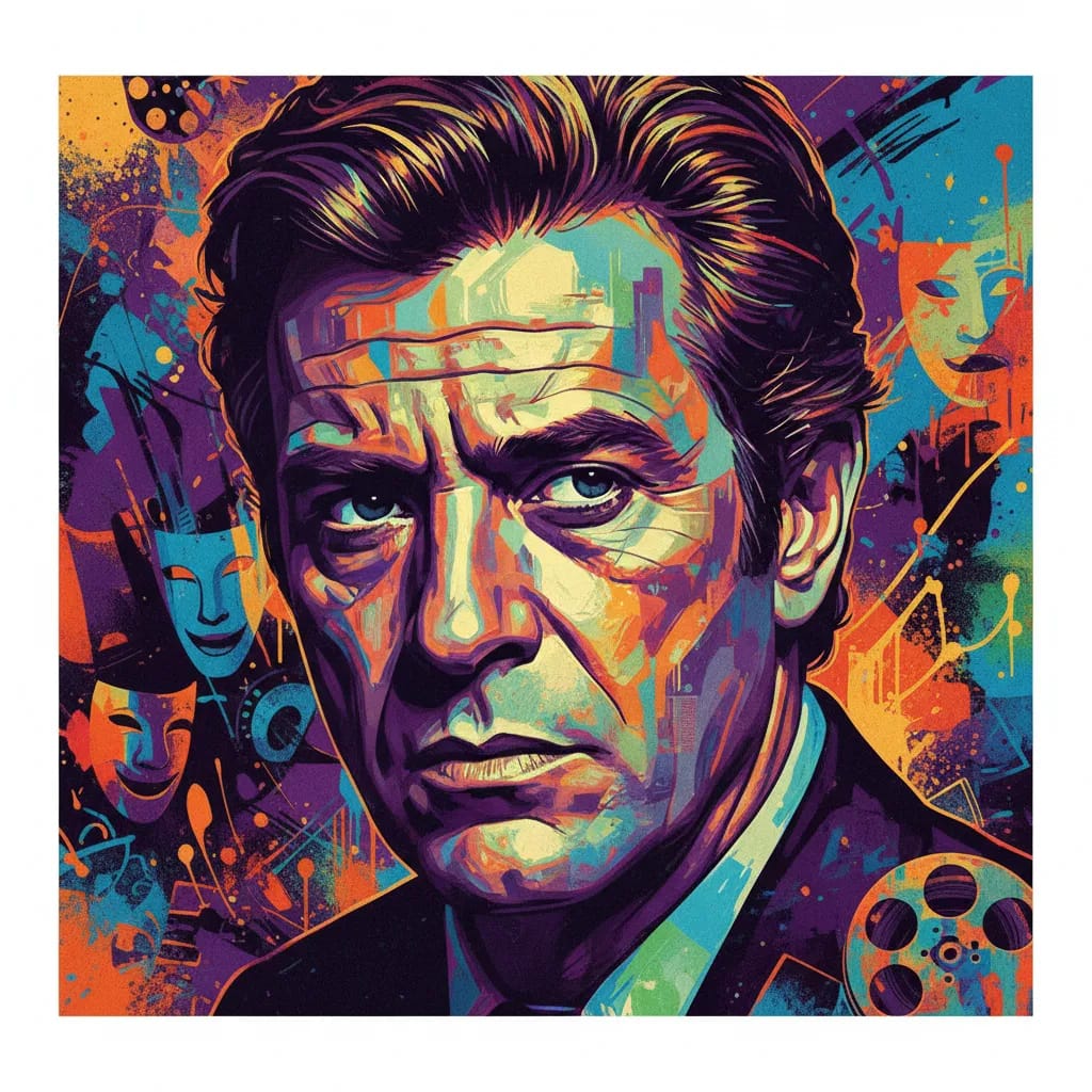 Artistic portrait of Frank Braña