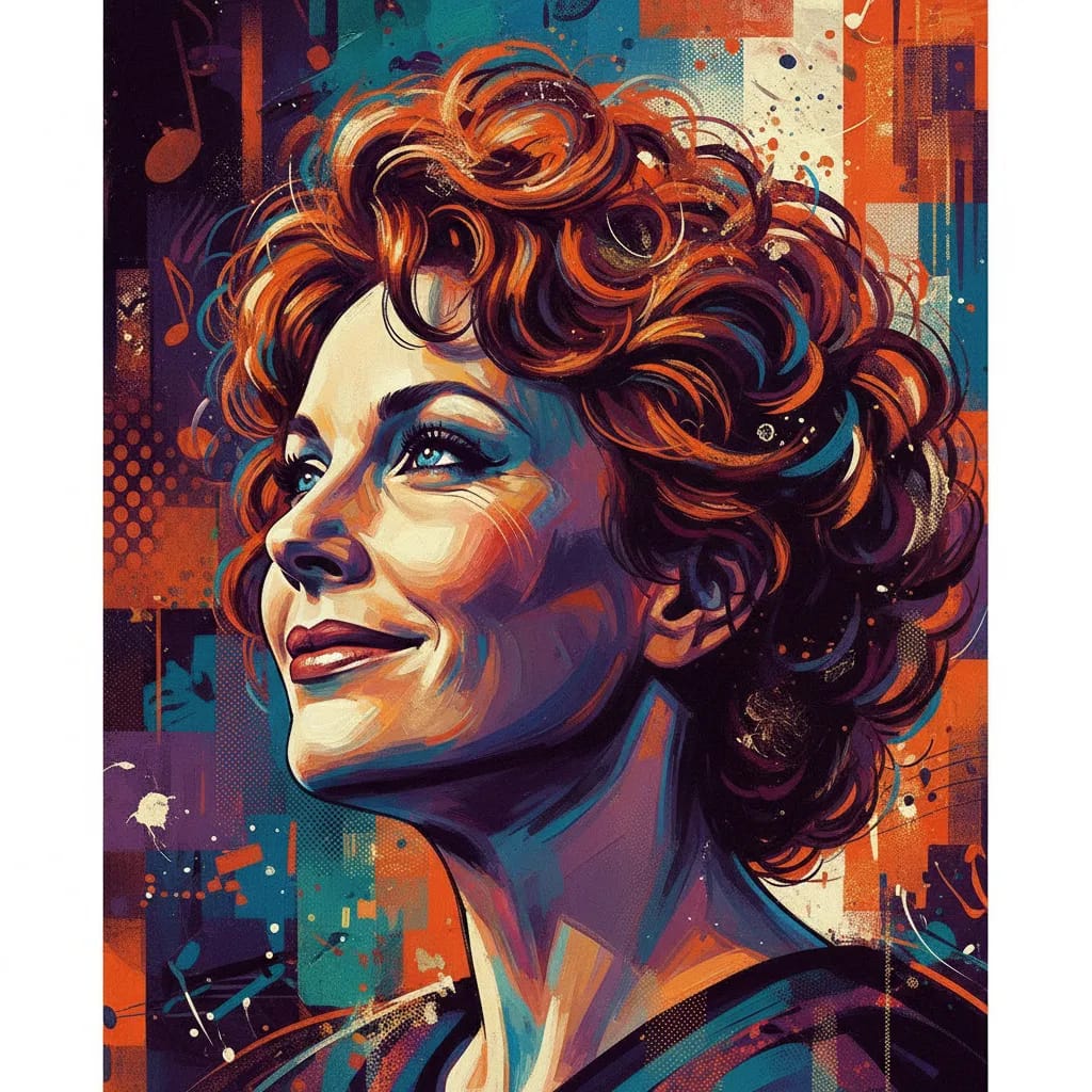 Artistic portrait of Marilu Henner