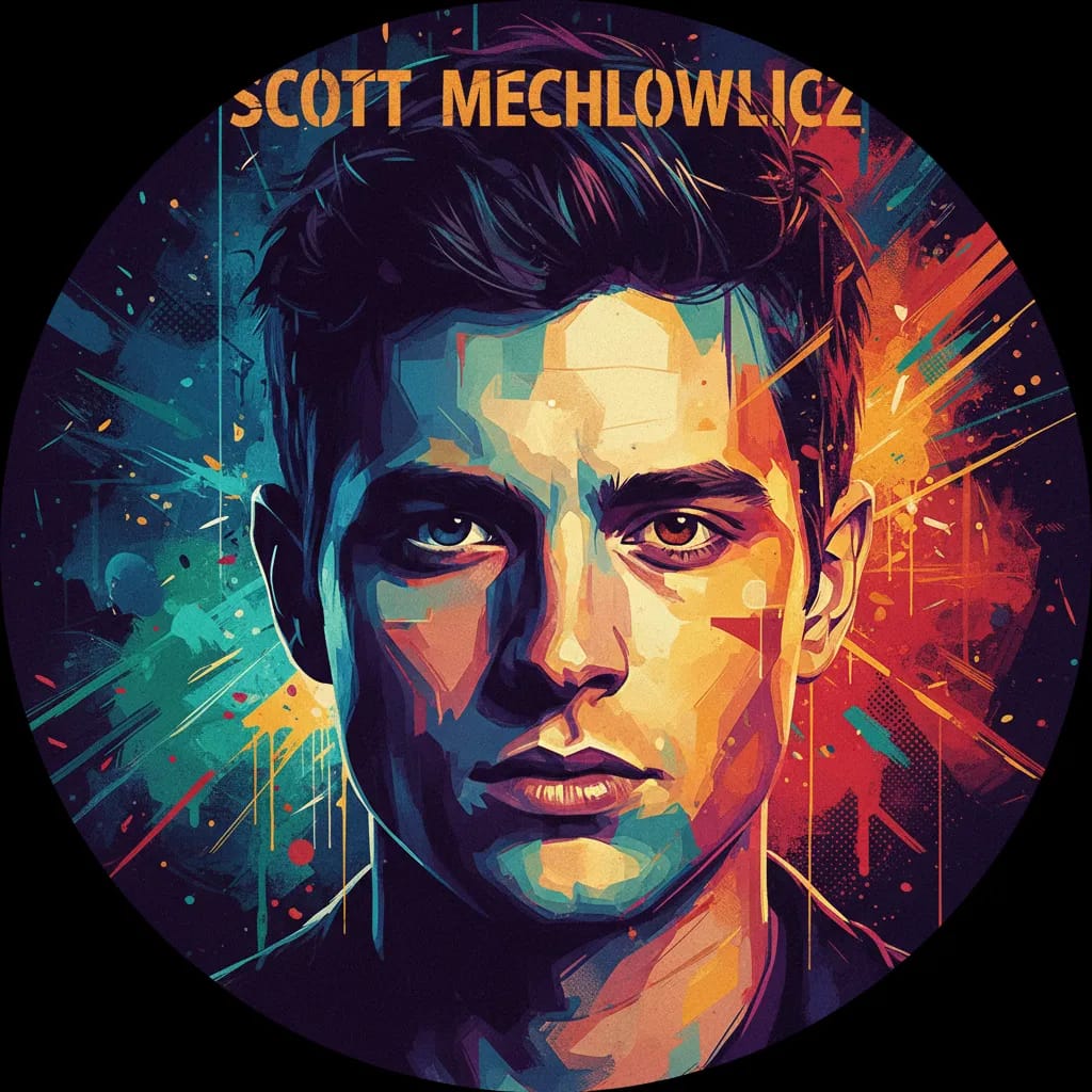 Artistic portrait of Scott Mechlowicz