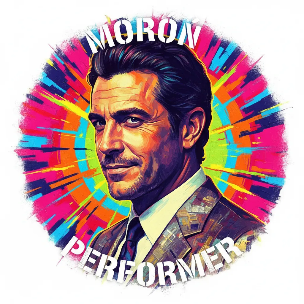 Artistic portrait of Manuel Morón