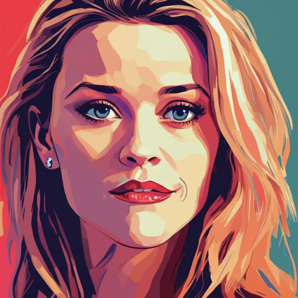 Artistic portrait of Reese Witherspoon
