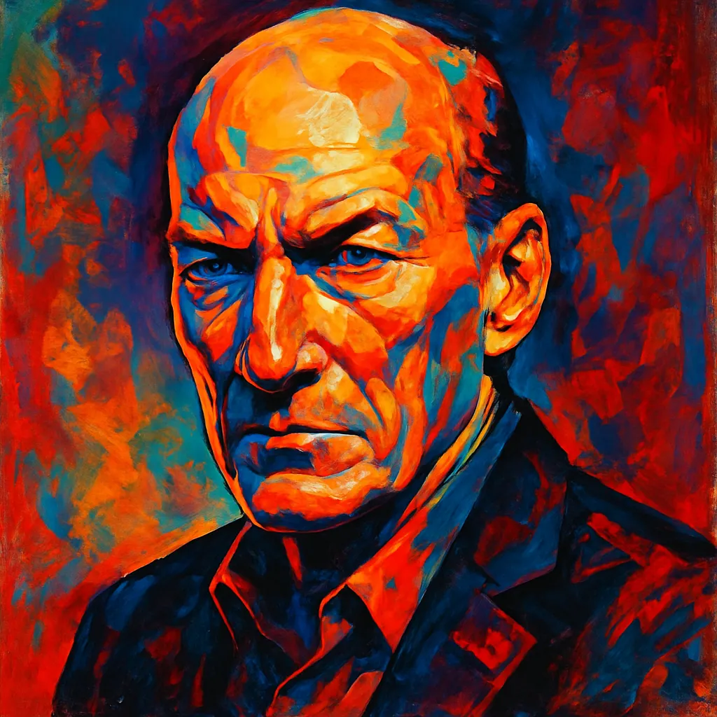 Artistic portrait of Ed Lauter