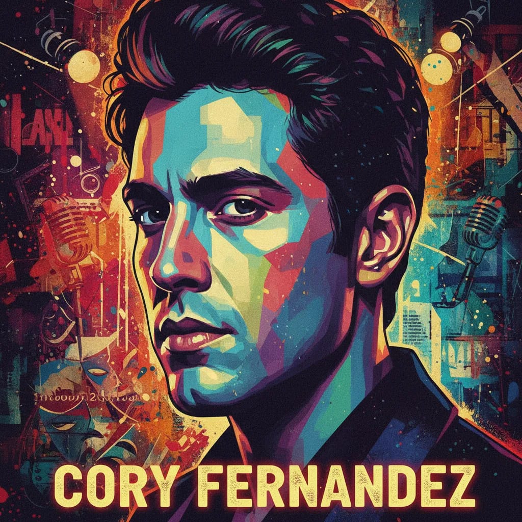 Artistic portrait of Cory Fernandez