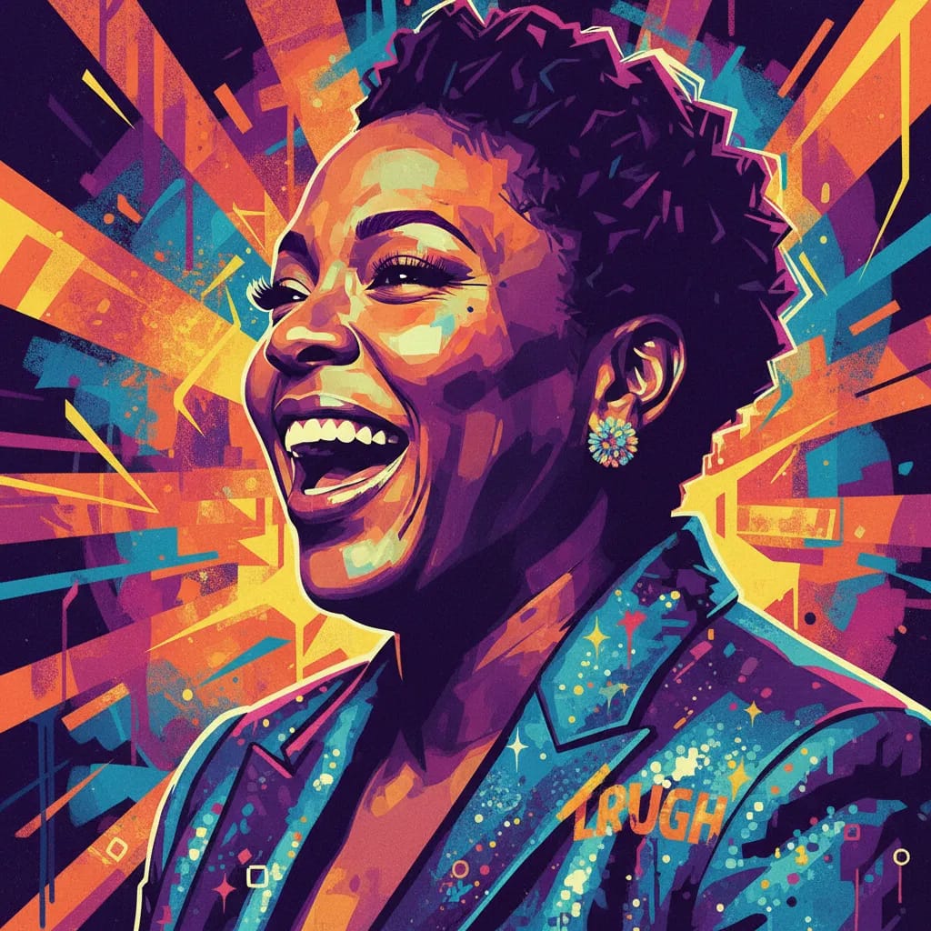 Artistic portrait of Leslie Jones