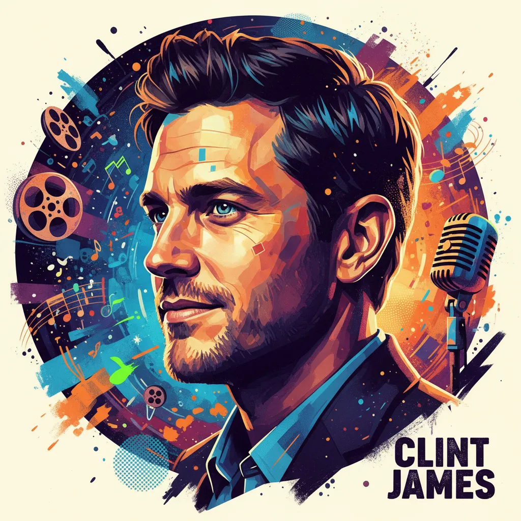 Portrait of Clint James