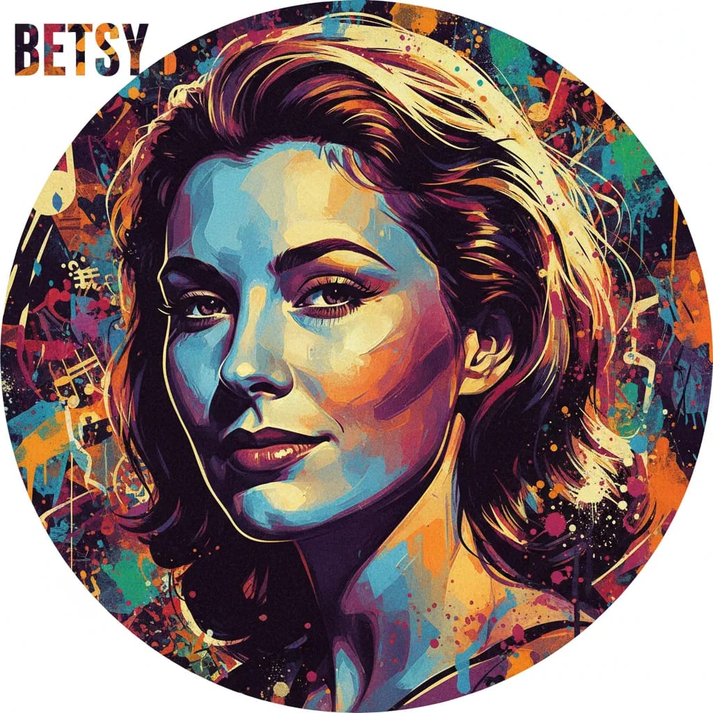 Artistic portrait of Betsy Blair