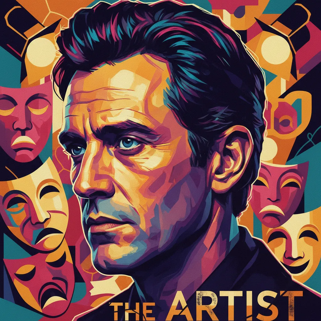 Artistic portrait of Stephen Dillane