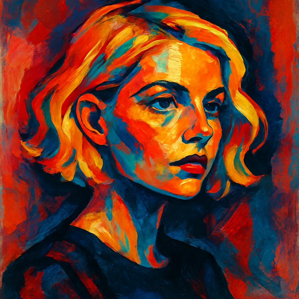 Artistic portrait of Lucy Boynton