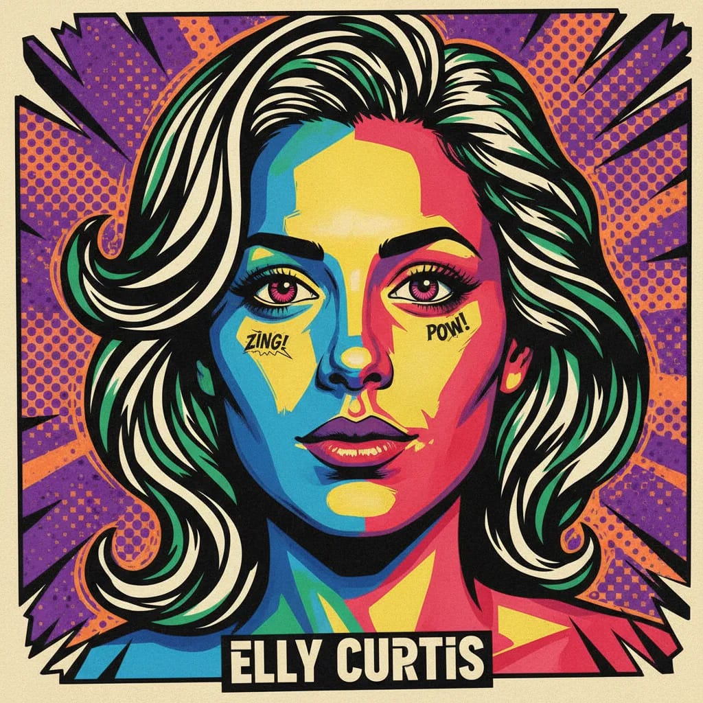 Artistic portrait of Elly Curtis