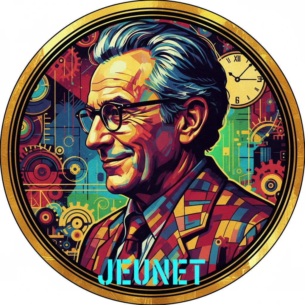 Artistic portrait of Jean-Pierre Jeunet