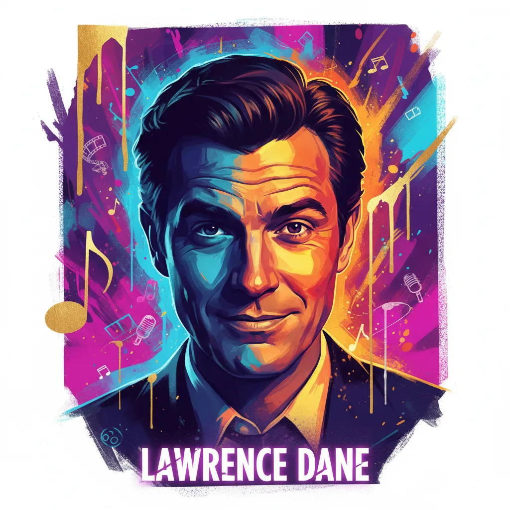 Artistic portrait of Lawrence Dane