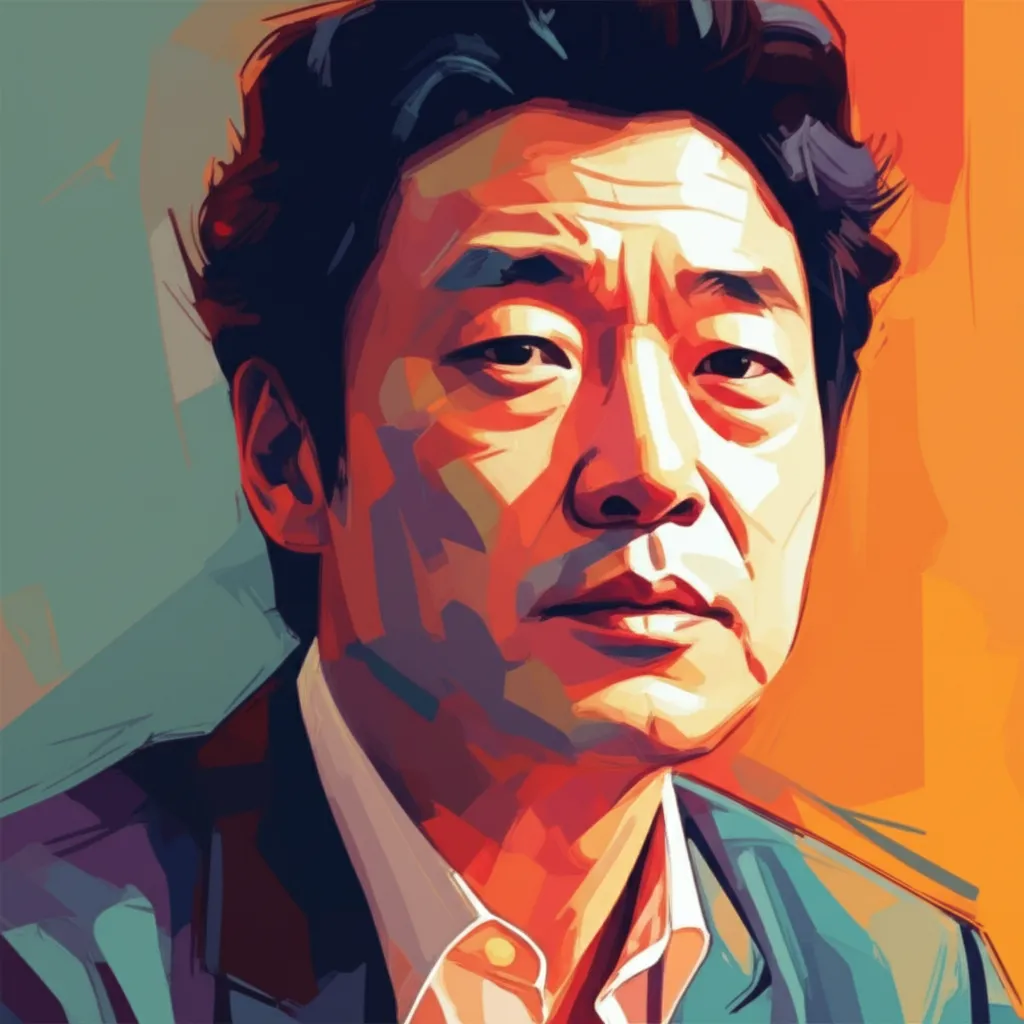Artistic portrait of Kim Hee-won