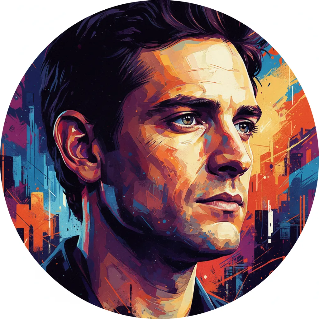Artistic portrait of Tobey Maguire