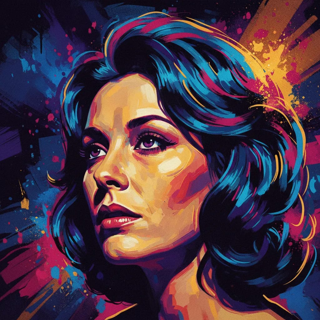 Artistic portrait of Lynn Carlin