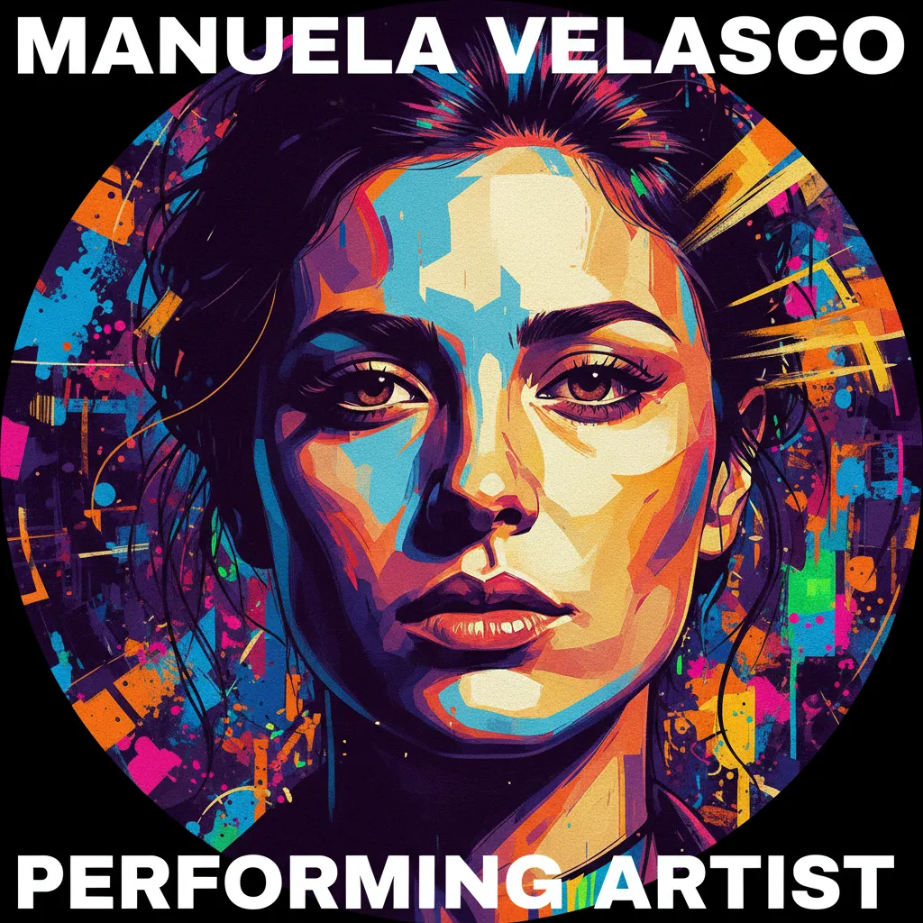 Artistic portrait of Manuela Velasco