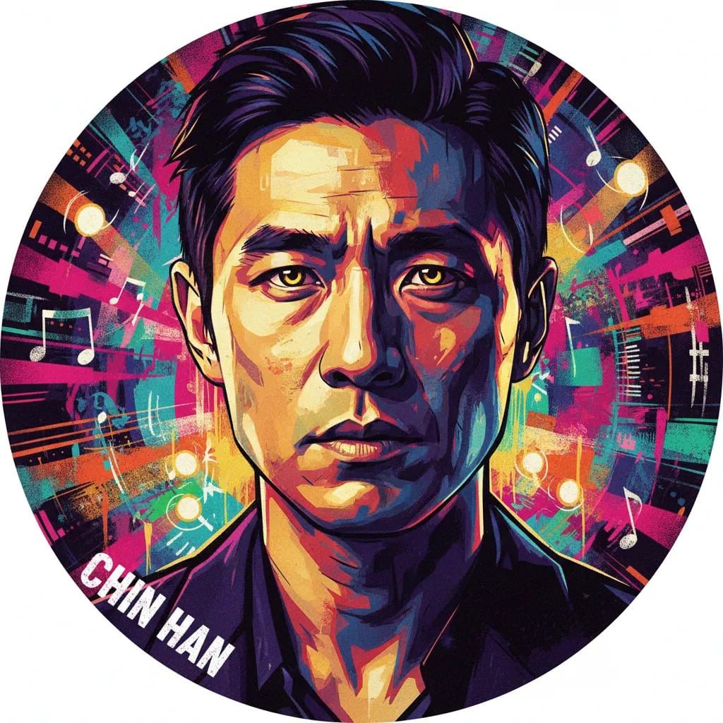 Artistic portrait of Chin Han