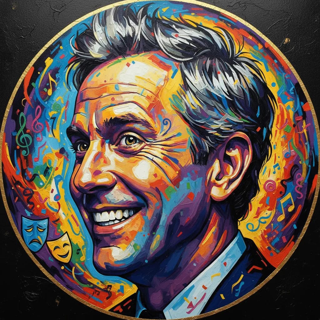 Artistic portrait of Martin Short