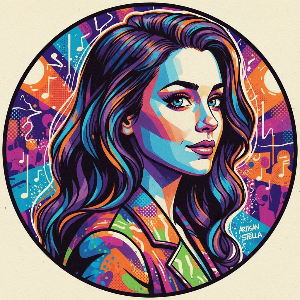 Artistic portrait of Stella Maeve