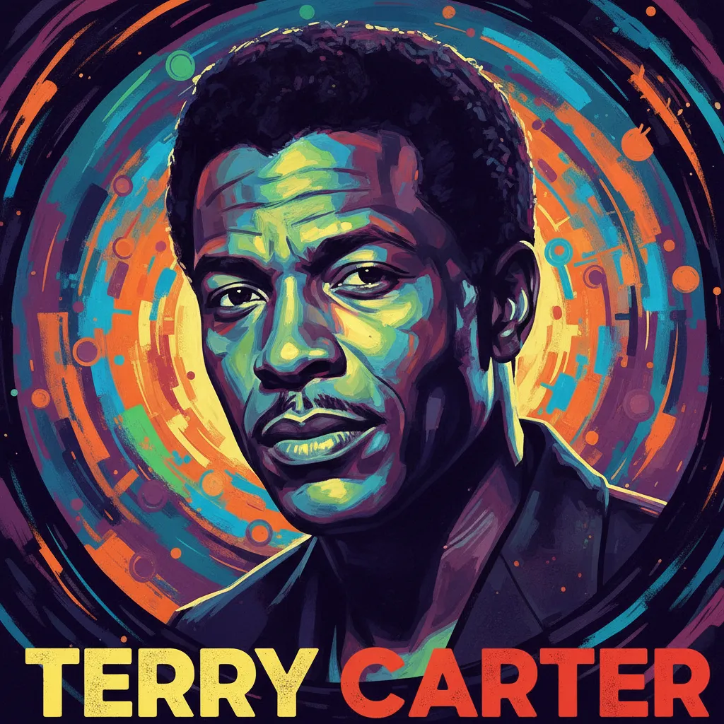 Artistic portrait of Terry Carter