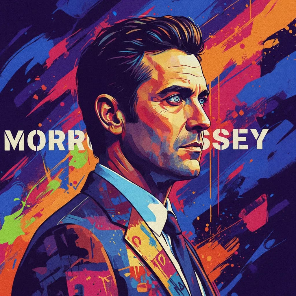 Artistic portrait of David Morrissey