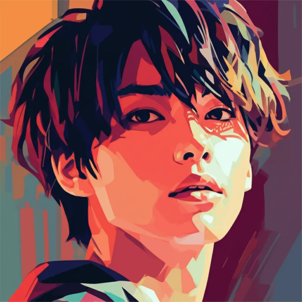 Artistic portrait of Kotaro Daigo