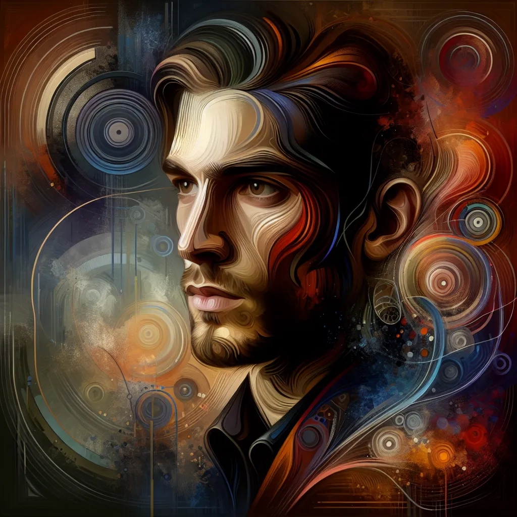 Artistic portrait of Kim Young-Min