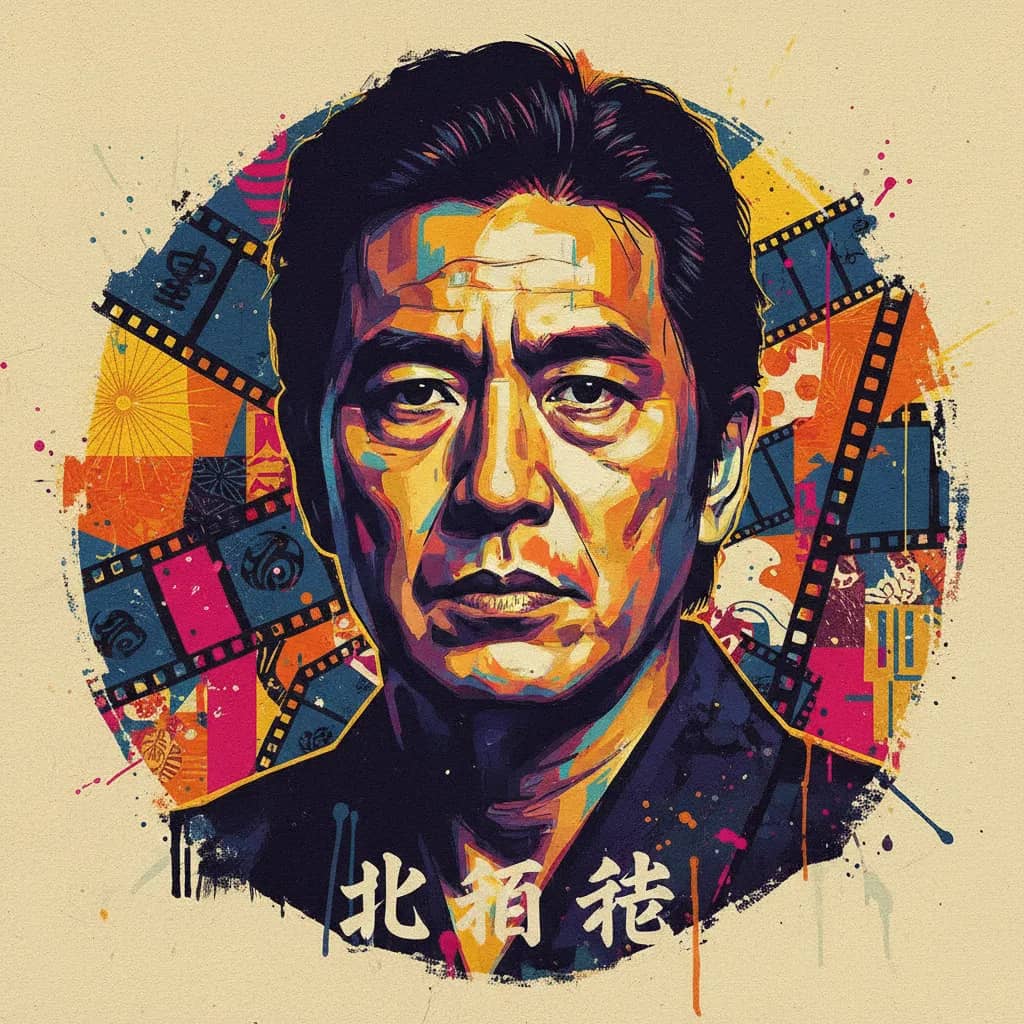 Portrait of Takeshi Kitano