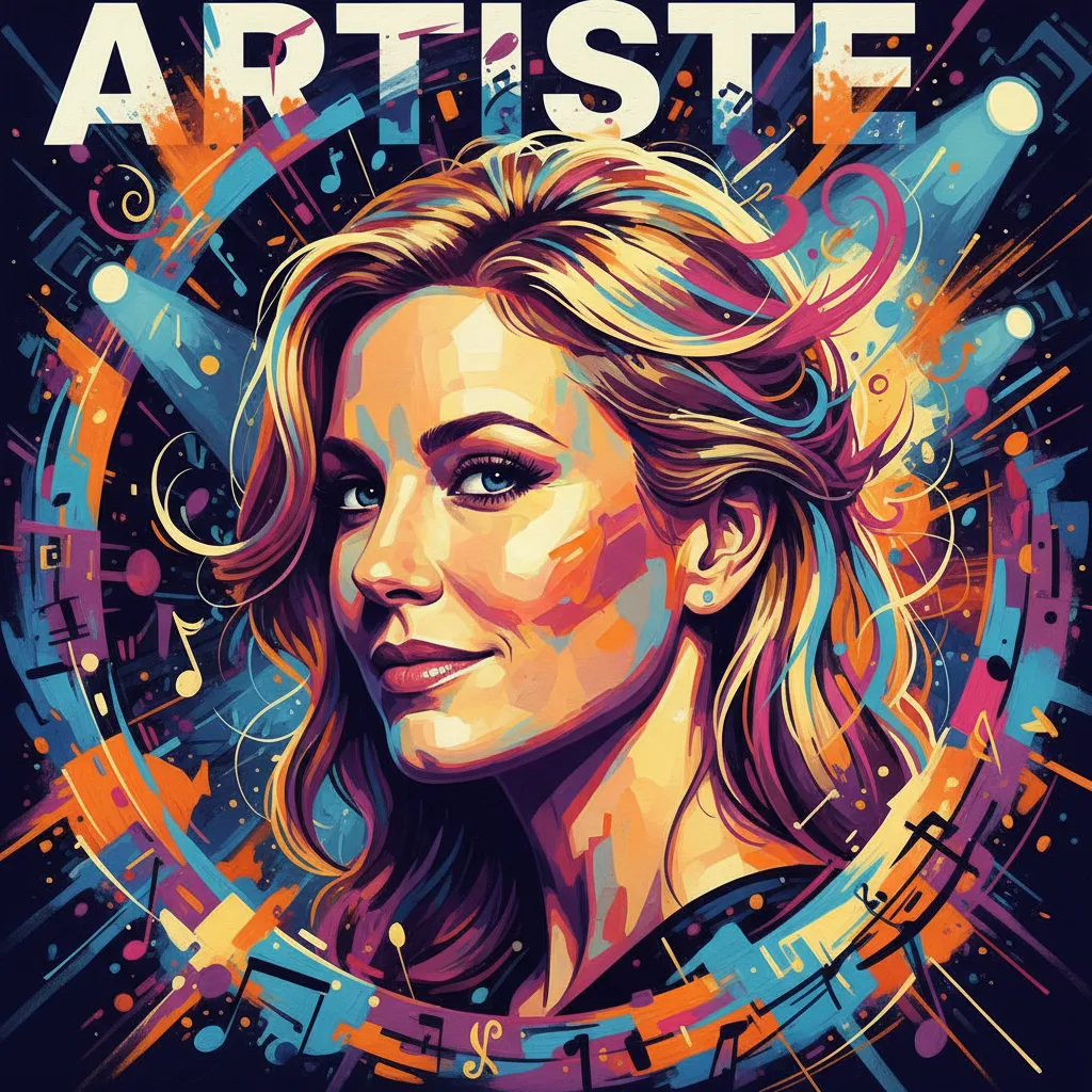 Artistic portrait of Jenna Elfman