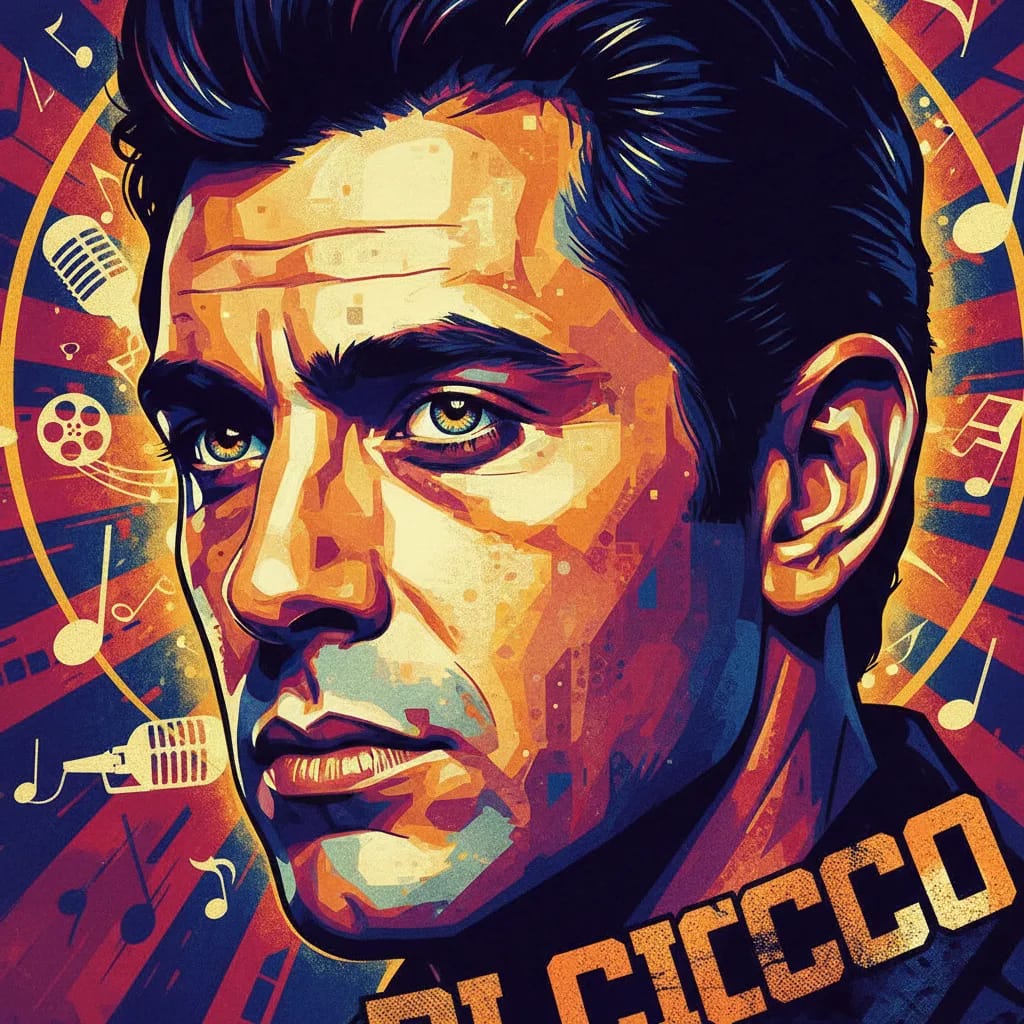 Artistic portrait of Bobby Di Cicco