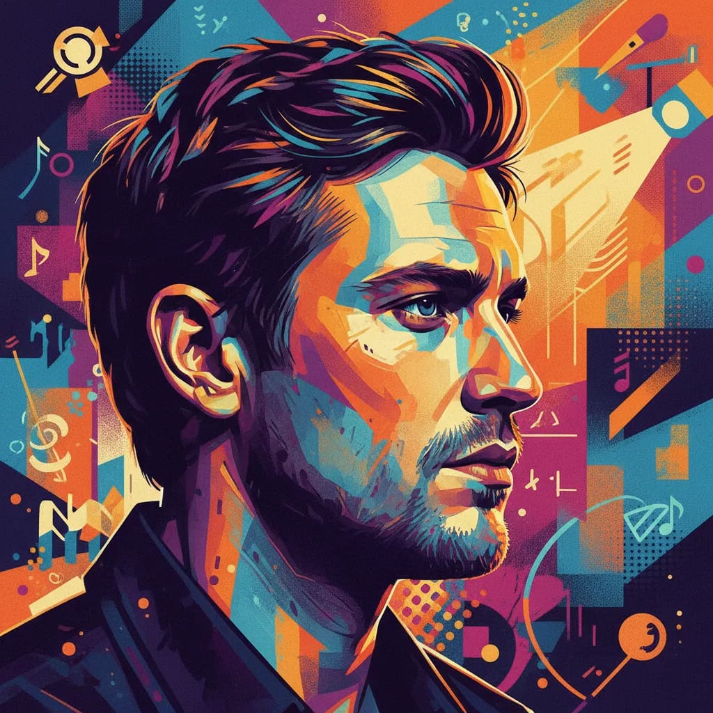 Artistic portrait of David Schütter