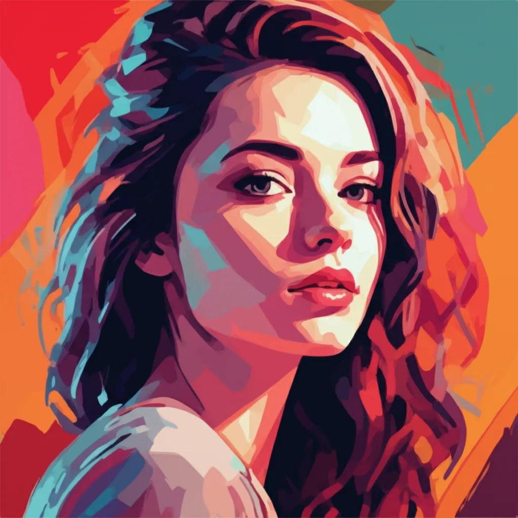 Artistic portrait of Emma Louise Webb