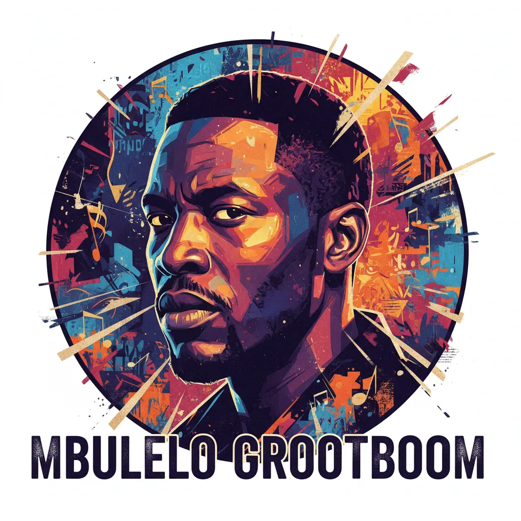Artistic portrait of Mbulelo Grootboom