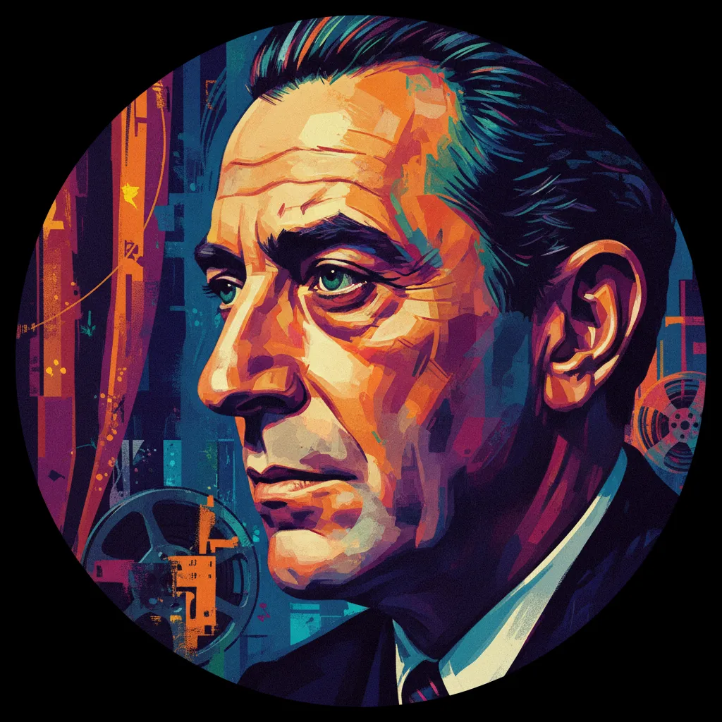Artistic portrait of Charles Vanel