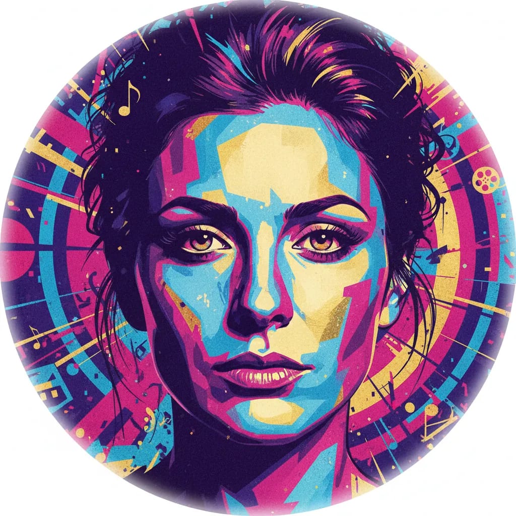Artistic portrait of Leslie Ash