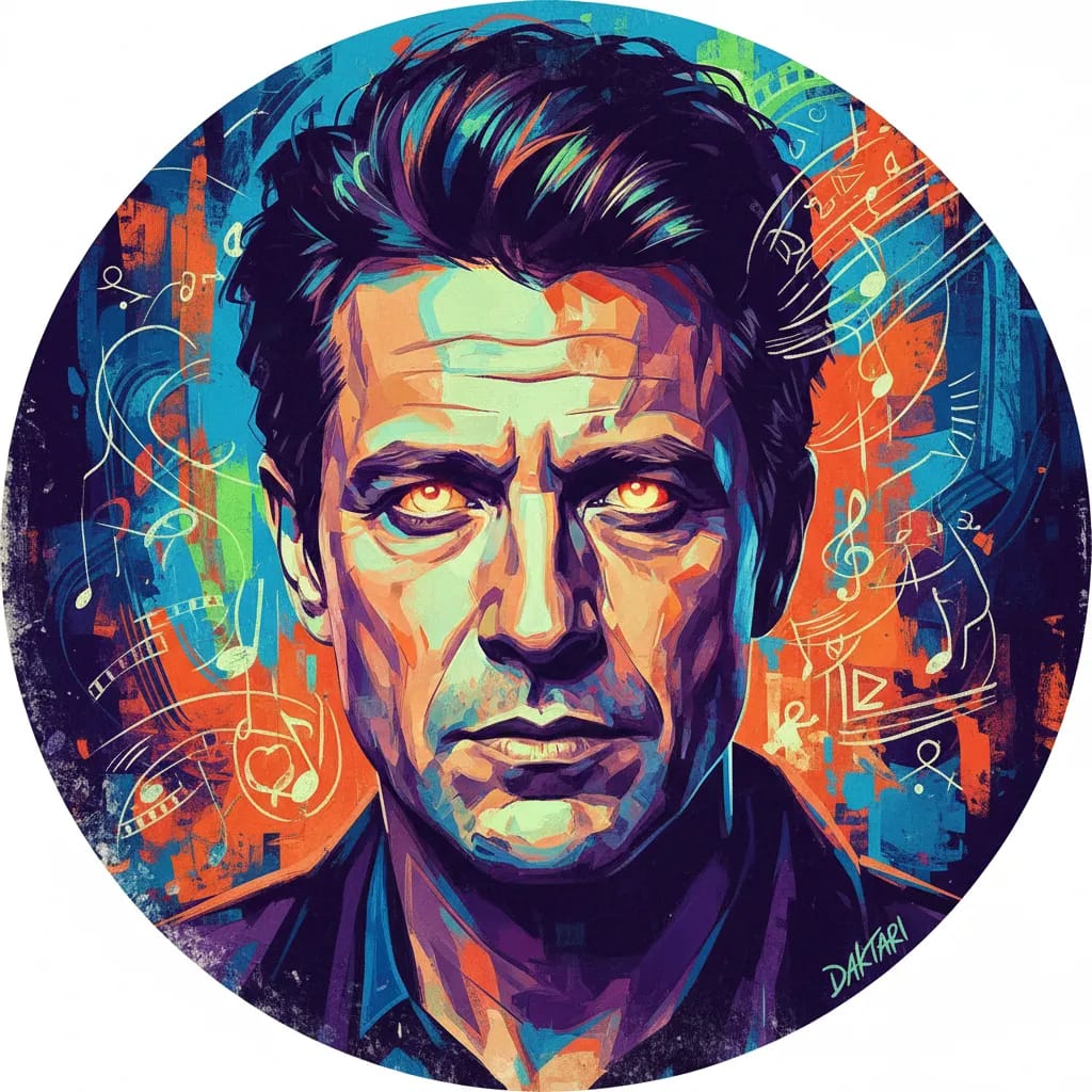 Artistic portrait of Bernd Daktari Lorenz