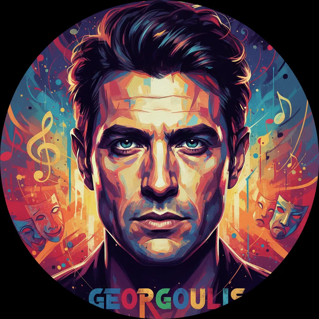 Artistic portrait of Alexis Georgoulis