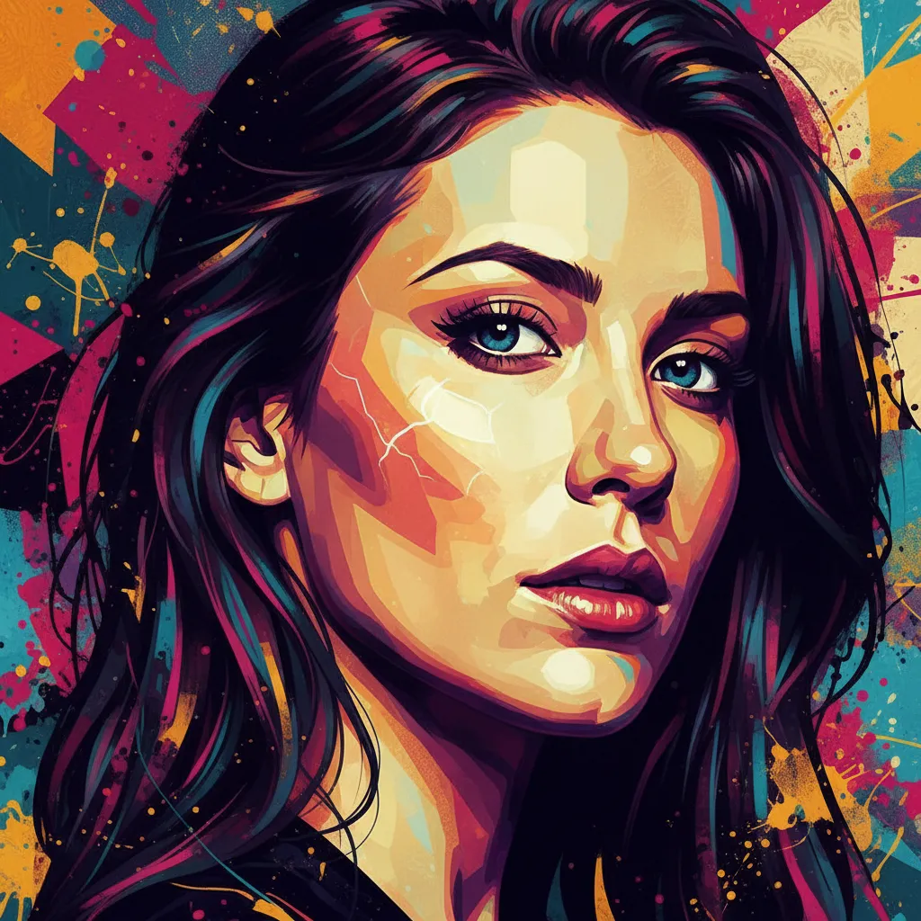 Artistic portrait of Hanna Mangan Lawrence