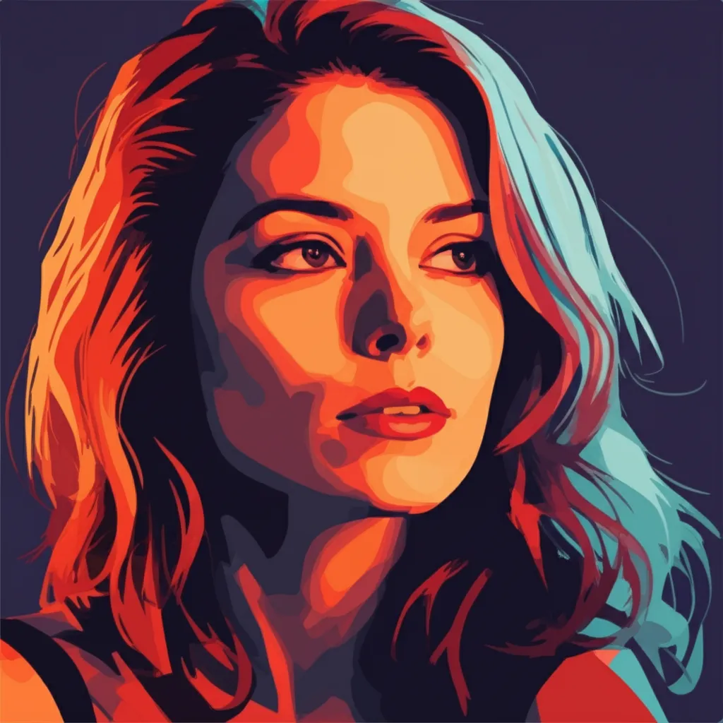 Artistic portrait of Caitlin Clarke