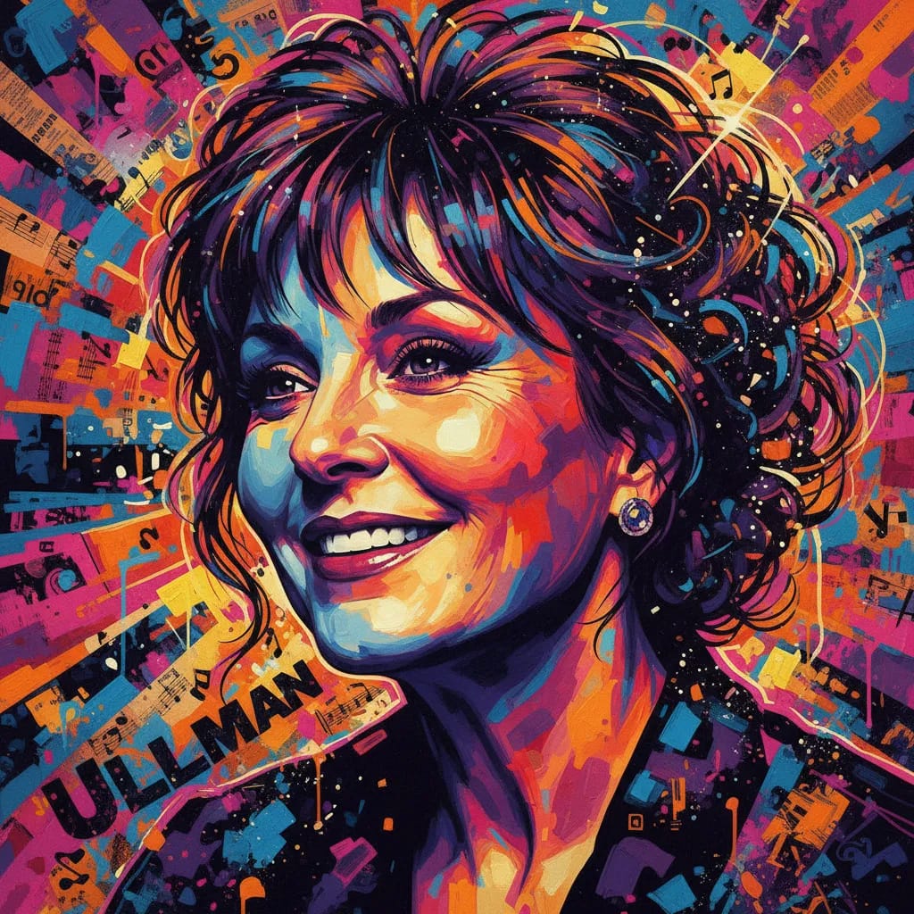 Artistic portrait of Tracey Ullman