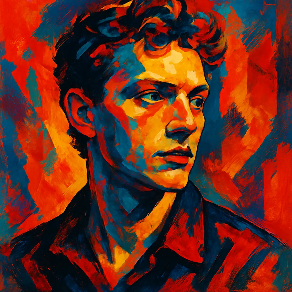 Artistic portrait of Tijmen Govaerts