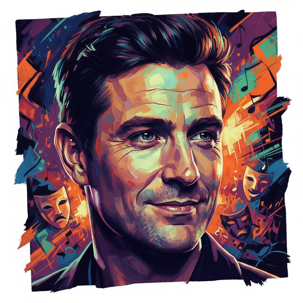 Artistic portrait of Richard Mylan