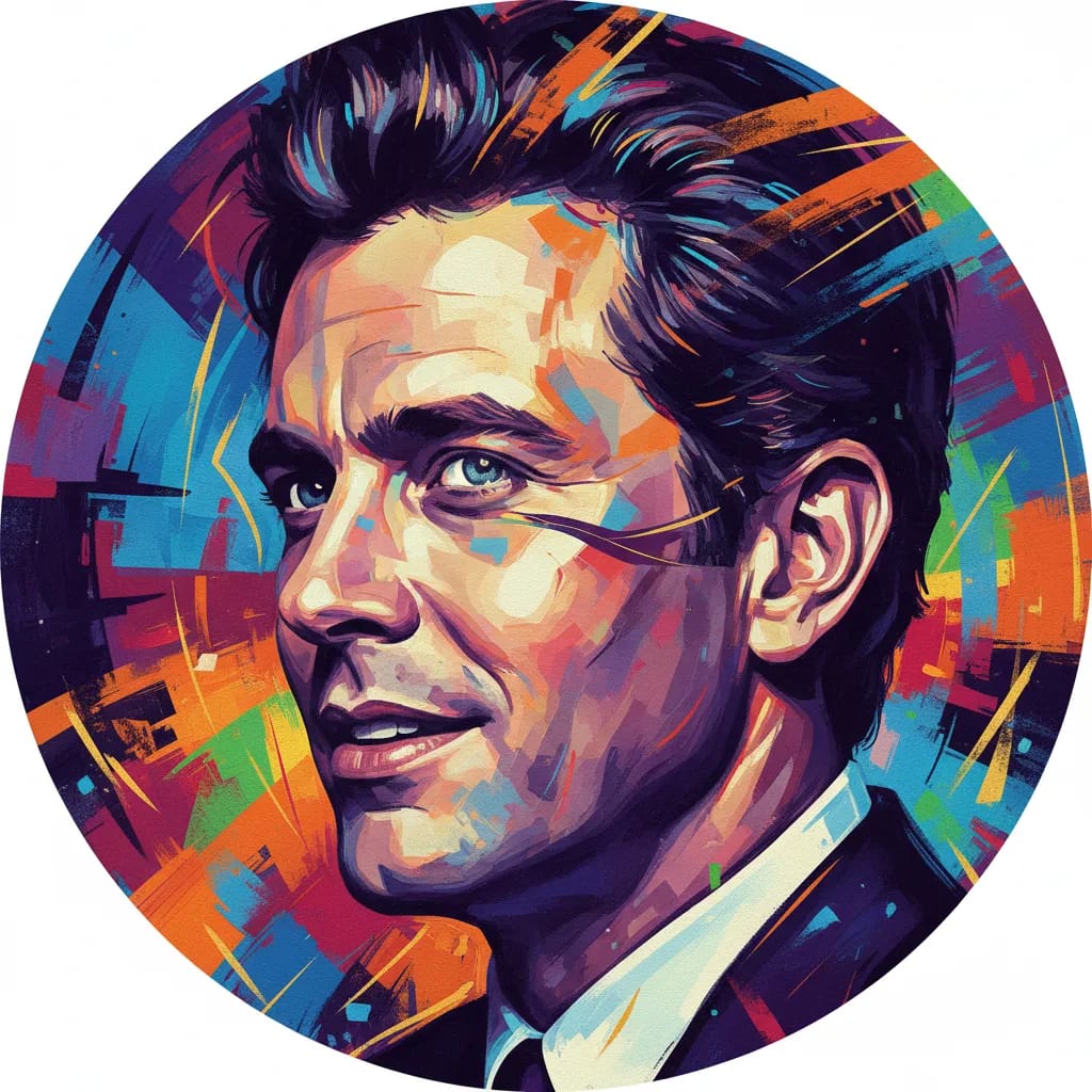 Artistic portrait of Bill Roberts