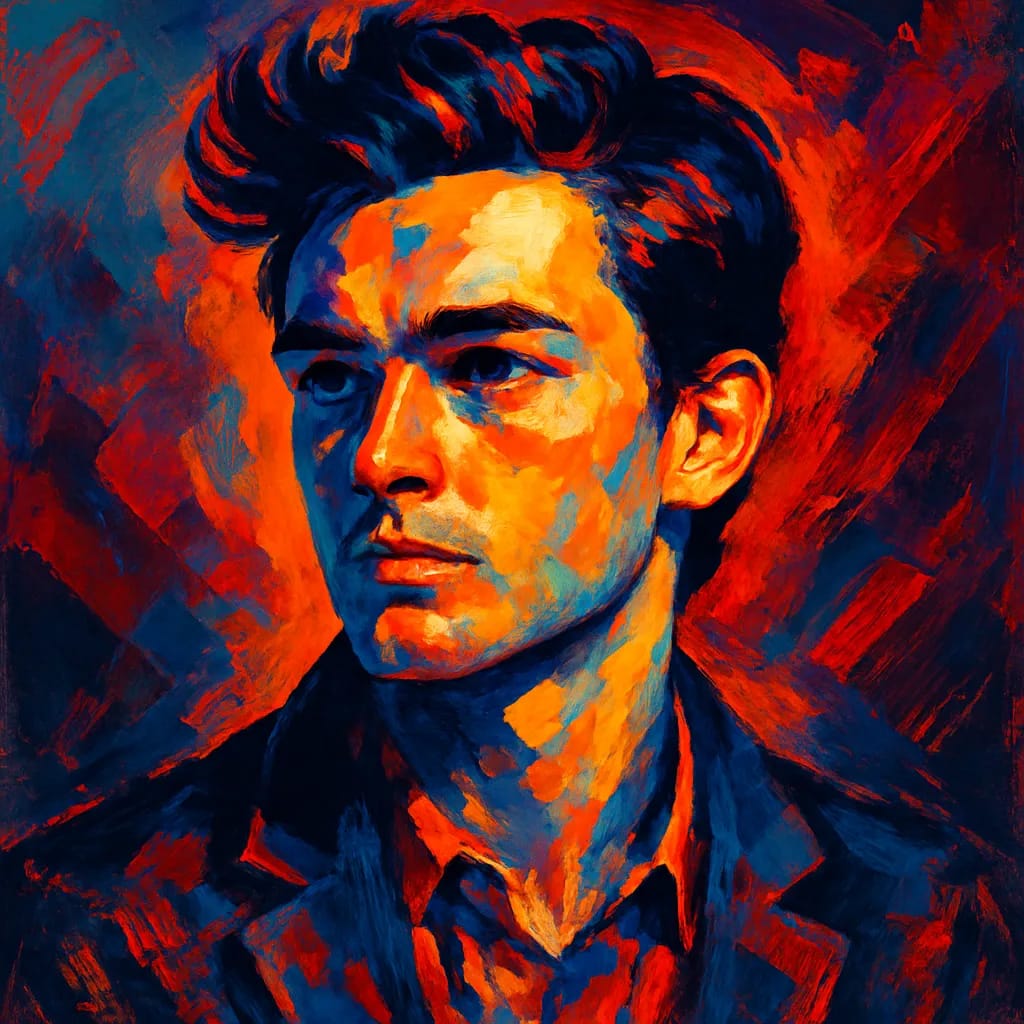 Artistic portrait of Callan McAuliffe