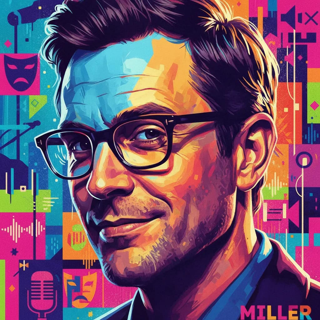 Artistic portrait of Ben Miller