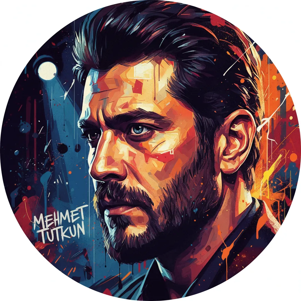 Artistic portrait of Mehmet Tutkun