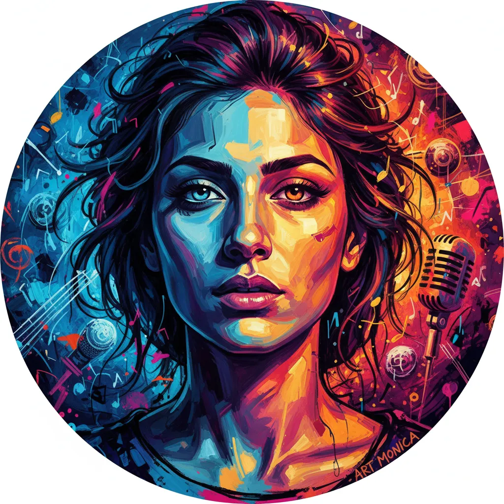 Artistic portrait of Monica Dogra