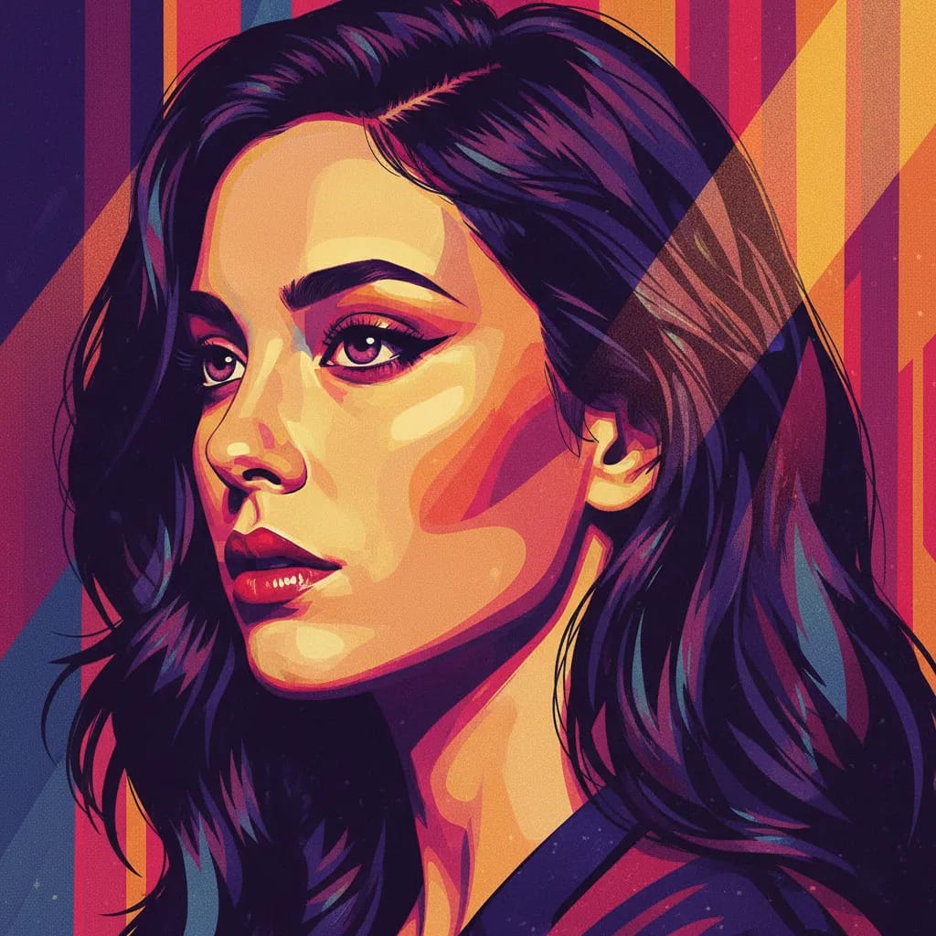 Artistic portrait of Claudia Placer